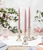 Bougies pointues 24cm or rose 10 pièces Voir les images du produit 9