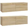 vidaXL 4-tlg. TV-Schrank-Set Sonoma-Eiche Holzwerkstoff -  Produktbild-Vorschau 14