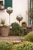 Gartenstecker "Kugel" aus Metall im Rost Design, 118 cm Produktbild-Vorschau 2