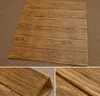 Braune Holzmaserungs-Abziehtapete, flach und mit Nahaufnahmen von Textur und Kleberückseite Náhľad obrázku produktu