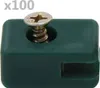 vidaXL Support de fil de tension avec vis 100 kits Vert Voir les images du produit 3