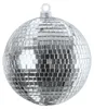 Spiegelkugel 10cm silber- Diskokugel (Discokugel) zur Dekoration - Echtglas - mirrorball silver Produktbild-Vorschau
