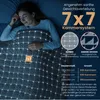 ELONEO Gewichtsdecke Fleece, Sherpa, Kuscheldecke mit Produktbild-Vorschau 4