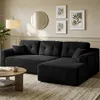 VASAGLE Modulares Sofa, Ecksofa mit Liege rechts, 242 cm Produktbild-Vorschau 1