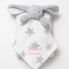 BotoBaby® Babydecke mit Namen + Schmusetuch Häschen – Weiß Produktbild-Vorschau 3