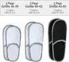 ONVAYA® ABS Gästepantoffel | Home Sweet Home | 6er Set | Produktbild-Vorschau 3