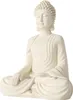 Buddha Figur Serenity in Cremeweiß 30 cm Handgearbeitet Produktbild-Vorschau 1