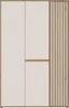 Forte ELISTON Kleiderschrank 120 130, moderner Produktbild-Vorschau 2