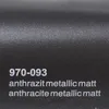 (25€/m²) Oracal 970RA Autofolie 093 Anthrazit Metallic Matt Produktbild-Vorschau 1