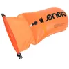An orange inflatable safety buoy with a logo and text on it, shown against a white background. Produktbild-Vorschau