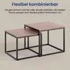 Table basse en bois (set de 2), Table de salon Moderne, Voir les images du produit 7