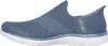 A side view of a blue Skechers Slip-ins sneaker against a white background. Produktbild-Vorschau