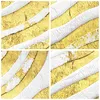 Bilder auf glas - Einteilig - Abstraktion Gold Weiß - Produktbild-Vorschau 8
