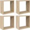 vidaXL Police z kostek 4 ks Dub Sonoma 30x15x30 cm Náhled obrázku produktu 1