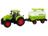 Leantoys Traktor mit großem Radanhänger auf der grünen Farm Produktbild-Vorschau 2