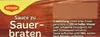 Maggi Sauce zu Sauerbraten fein abgeschmeckt servierfertig Produktbild-Vorschau 3