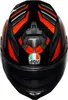 AGV K7 Taurax Helm, schwarz/rot, L (59/60) Produktbild-Vorschau 7
