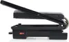 A side view of an open panini grill. Produktbild-Vorschau
