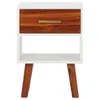 Nachttisch Akazienholz Massiv 40x30x57 cm Produktbild-Vorschau 2