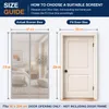 Moustiquaire pour porte, filet anti-moustiques, rideau de Voir les images du produit 8