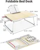 SAIJI Laptop Tablett Bett Tisch klappbar XXL mit Schublade Produktbild-Vorschau 2