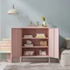Szafka metalowa Lendo Online, 80x40x100 cm, kolor różowy Podgląd zdjęcia produktu 3