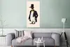 MuchoWow® Poster Pinguin - Tier - Hut - Schwarz 60x120 cm - Produktbild-Vorschau 5