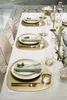 Tischset Skinnatur Gold - Platzdeckchen - Platzsets - Oval Produktbild-Vorschau 6