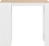 vidaXL Stolik barowy z półką biały 110x50x103 cm Podgląd zdjęcia produktu 1