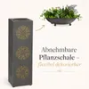 EASYmaxx LED-Dekosäule Beton-Optik mit Pflanzschale Mandala Produktbild-Vorschau 16