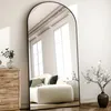 Bogen Ganzkörperspiegel, 89 x 198 cm Gewölbter Standspiegel Produktbild-Vorschau 2