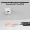 3m Micro USB Kabel Ladekabel Daten für Handy Tablet Samsung Produktbild-Vorschau 2