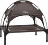 vidaXL Lettino per cani Marrone 63 x 49,5 x 60 cm Acciaio Anteprima dell’immagine prodotto 1