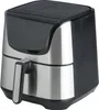 A studio shot of a silver and black air fryer. Náhľad obrázku produktu