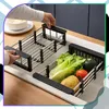 Ausziehbarer Abtropfkorb für Spülbecken, Geschirr, Obst und Produktbild-Vorschau 9