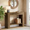 Table console Tribesigns de 105 cm de style rustique, table Voir les images du produit 1