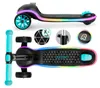Ricokids Leddi LED balančná Kolobežka pre deti - čierna a Náhľad obrázku produktu 4