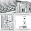 tectake® Aluminium Boardtrolley Airway eloxierte Produktbild-Vorschau 4