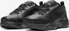 A pair of black Nike Air Monarch IV sneakers shown from a front-side angle against a white background. Náhľad obrázku produktu