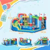 Outsunny Hüpfburg, Aufblasbare Hüpfburg, Wasserpark mit Produktbild-Vorschau 3