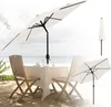 Wolketon 2.7m-3.5m Parasol de marché avec manivelle UV40+ Voir les images du produit 1