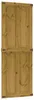 Porta del fienile  Marrone Miele 80 x 210 cm Anteprima dell’immagine prodotto 1