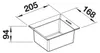 BLANCO 229342, Aufbewahrungsbox, Schwarz, Rechteckig, Produktbild-Vorschau 5