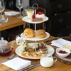 Etageren Stangen Set 2 Stück Silber für Torte Cupcakes Produktbild-Vorschau 5