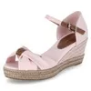 Tommy Hilfiger Basic Open Toe Mid Wedge Rose Podgląd zdjęcia produktu 7