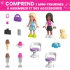 MEGA Barbie HPN78, Stavebnica, 6 rok / roky, Plast, 226 Náhľad obrázku produktu 10