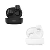 Two pairs of wireless earbuds in their charging cases, one black and one white, are displayed against a white background. Anteprima dell’immagine prodotto