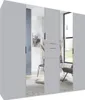Drehtürenschrank Moldau Kleiderschrank mit Spiegel Produktbild-Vorschau 1