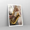Poster - Poster ohne Rahmen - Saxophon Öl Musiker - 70x100 Produktbild-Vorschau 7