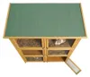 Mucola Hasenkäfig 6 Boxen Kaninchenstall Holz Freigehege Produktbild-Vorschau 7